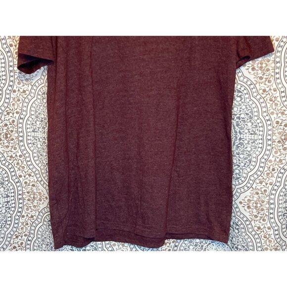 Arizona State Sun Devils Collegiate Graphic Tee Maroon Adidas Soft Crew Neck - Picture 9 of 10